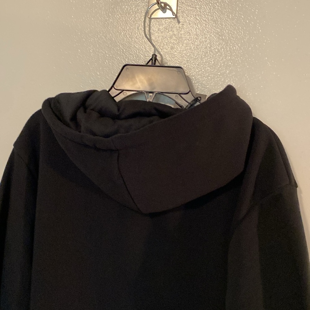 Black Pike Teddy Bear golf hole in one embroidered pocket fleece lined hoody - Picture 7 of 13